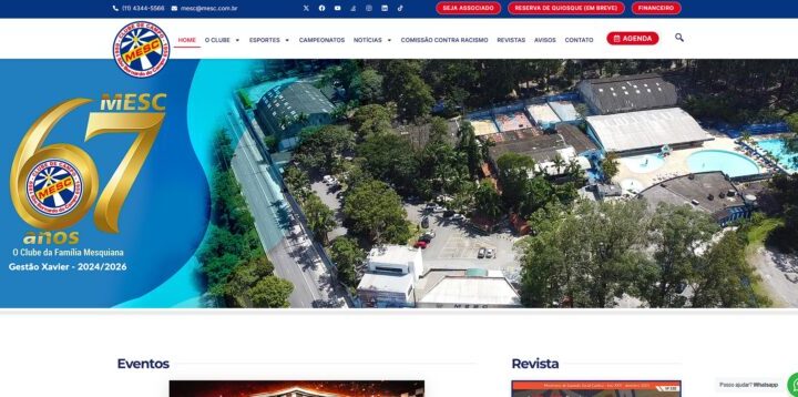Clube Mesc — Projeto portal do Clube Mesc